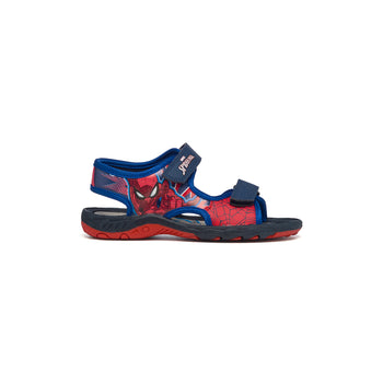 Sandali rossi e blu con stampa Spiderman, Scarpe Bambini, SKU k284000104, Immagine 0